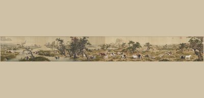 One Hundred Horses by Giuseppe Castiglione